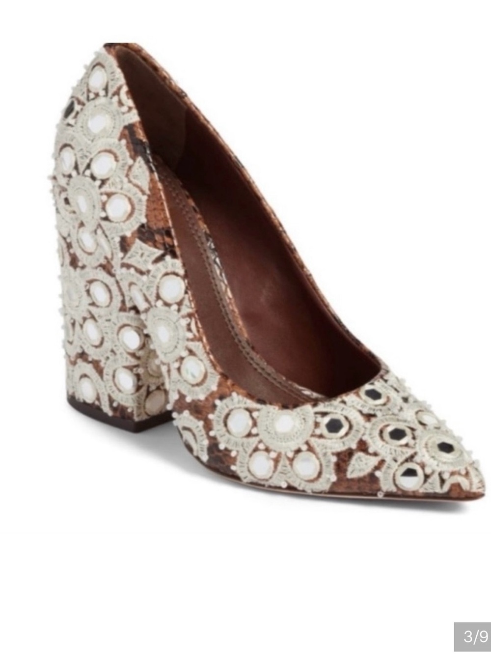 Burch
Tory Burch Francesca Roccia Python heels women's Size 8 - Picture 4 of 12